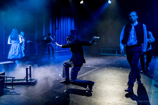 KTO, teatr, Majchrowski, Zoń, Jubileusz, Arcadia, 45, lat, istnienia, trąbka, spektakl, Różewicz