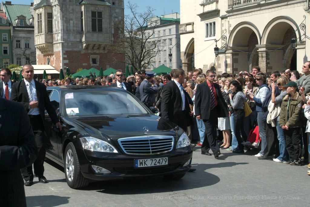Książę, Karol, Karol III, Kraków, wizyta, odwiedziny, Camilla Parker Bowles, spotakanie, mieszka  Autor: W. Majka