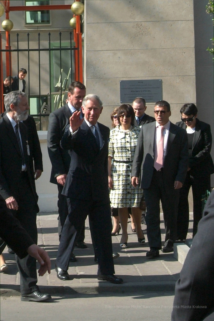 Książę, Karol, Karol III, Kraków, wizyta, odwiedziny, Camilla Parker Bowles, spotakanie, mieszka  Autor: W. Majka