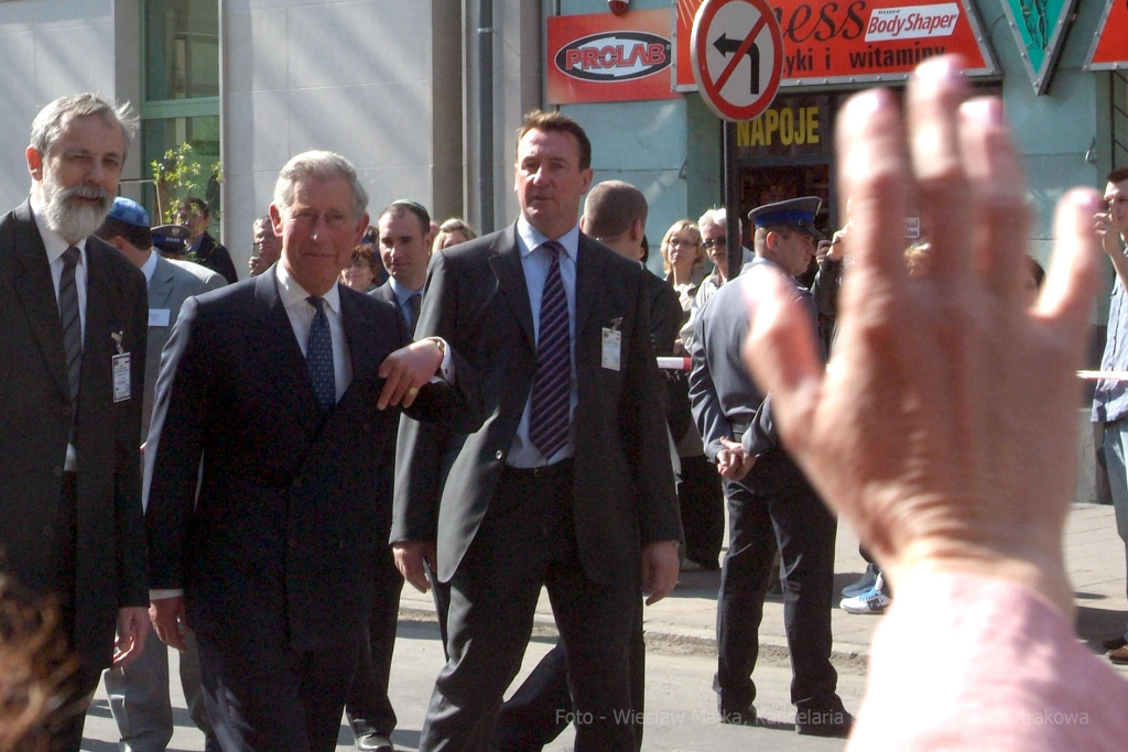 Książę, Karol, Karol III, Kraków, wizyta, odwiedziny, Camilla Parker Bowles, spotakanie, mieszka  Autor: W. Majka