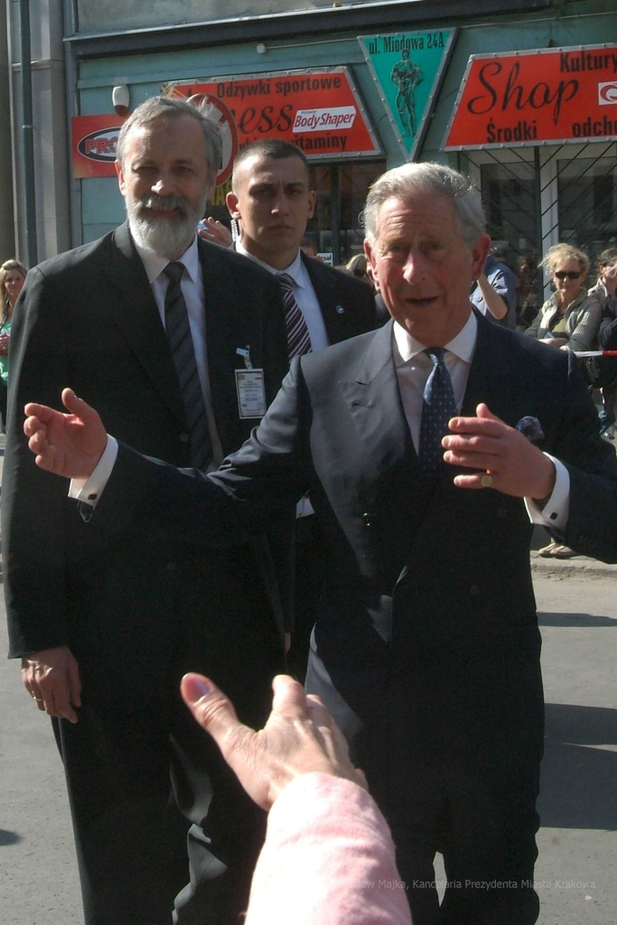 Książę, Karol, Karol III, Kraków, wizyta, odwiedziny, Camilla Parker Bowles, spotakanie, mieszka  Autor: W. Majka