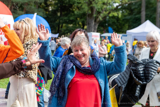 senioralia, seniorzy, Kulig, park, Jordana, spotkanie, międzynarodowe, IX, Walkowicz, sanatorium, m
