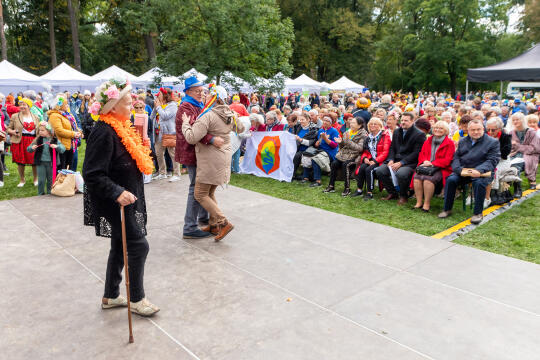 senioralia, seniorzy, Kulig, park, Jordana, spotkanie, międzynarodowe, IX, Walkowicz, sanatorium, m