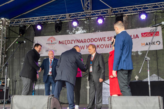 senioralia, seniorzy, Kulig, park, Jordana, spotkanie, międzynarodowe, IX, Walkowicz, sanatorium, m