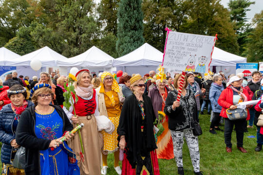 senioralia, seniorzy, Kulig, park, Jordana, spotkanie, międzynarodowe, IX, Walkowicz, sanatorium, m
