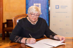 biblioteka, Kraków, podpisanie, umowa, Wilno, centralna, Wilna, UMK, Urzędu, Miasta, Rima Gražien