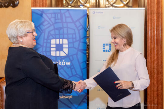 biblioteka, Kraków, podpisanie, umowa, Wilno, centralna, Wilna, UMK, Urzędu, Miasta, Rima Gražien