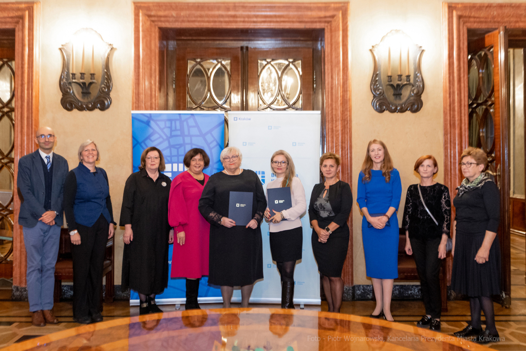 biblioteka, Kraków, podpisanie, umowa, Wilno, centralna, Wilna, UMK, Urzędu, Miasta, Rima Gražien  Autor: P. Wojnarowski