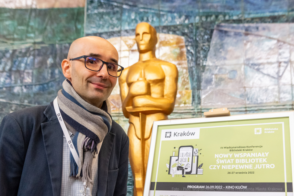 biblioteka, Kraków, Majchrowski, Rima Gražienė, Staniszewska-Mól, bibliotekarze, Kino, Kijów, w  Autor: P. Wojnarowski