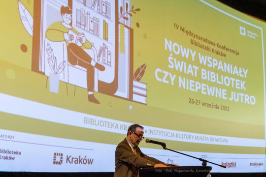 biblioteka, Kraków, Majchrowski, Rima Gražienė, Staniszewska-Mól, bibliotekarze, Kino, Kijów, w