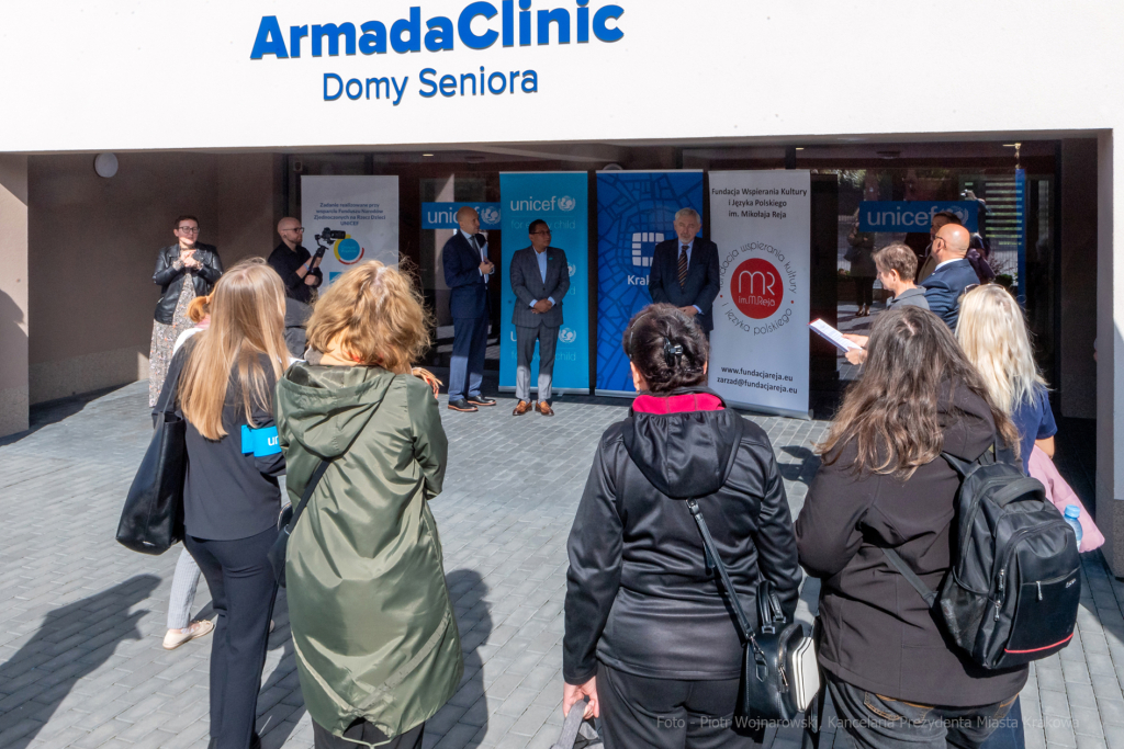 UNICEF, Majchrowski, wizyta, Topografów, 15, Radshed, Mustafa, Sarwar, Centrum Edukacyjno-Terapeuty  Autor: P. Wojnarowski