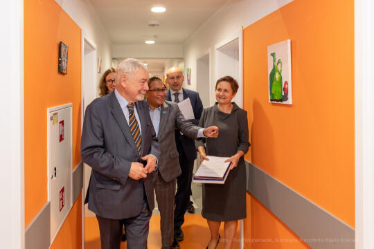 UNICEF, Majchrowski, wizyta, Topografów, 15, Radshed, Mustafa, Sarwar, Centrum Edukacyjno-Terapeuty