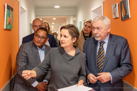 UNICEF, Majchrowski, wizyta, Topografów, 15, Radshed, Mustafa, Sarwar, Centrum Edukacyjno-Terapeuty