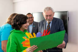 UNICEF, Majchrowski, wizyta, Topografów, 15, Radshed, Mustafa, Sarwar, Centrum Edukacyjno-Terapeuty