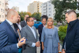 UNICEF, Majchrowski, wizyta, Topografów, 15, Radshed, Mustafa, Sarwar, Centrum Edukacyjno-Terapeuty