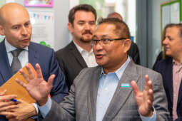 UNICEF, Majchrowski, wizyta, Topografów, 15, Radshed, Mustafa, Sarwar, Centrum Edukacyjno-Terapeuty