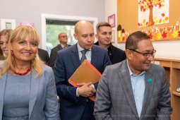 UNICEF, Majchrowski, wizyta, Topografów, 15, Radshed, Mustafa, Sarwar, Centrum Edukacyjno-Terapeuty