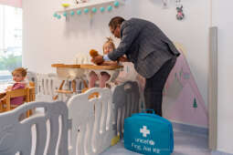 UNICEF, Majchrowski, wizyta, Topografów, 15, Radshed, Mustafa, Sarwar, Centrum Edukacyjno-Terapeuty