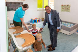 UNICEF, Majchrowski, wizyta, Topografów, 15, Radshed, Mustafa, Sarwar, Centrum Edukacyjno-Terapeuty