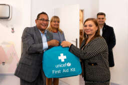 UNICEF, Majchrowski, wizyta, Topografów, 15, Radshed, Mustafa, Sarwar, Centrum Edukacyjno-Terapeuty