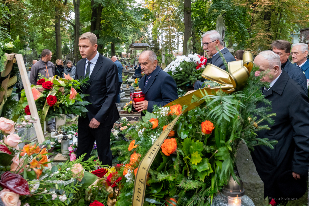 pogrzeb, Sieniawska, Krystyna, kondukt, rodzina, mąż, Fidelus, Dziwisz, Majchrowski, uroczystości  Autor: P. Wojnarowski