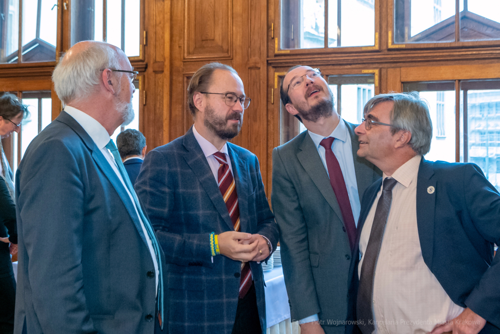 EBOR, dyrektorzy, rada, dyrektorów, Kulig, Kramarz, spotkanie, Kraków, Urząd Miasta, UMK  Autor: P. Wojnarowski