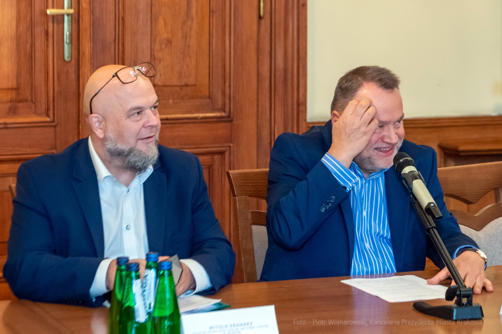 EBOR, dyrektorzy, rada, dyrektorów, Kulig, Kramarz, spotkanie, Kraków, Urząd Miasta, UMK  Autor: P. Wojnarowski
