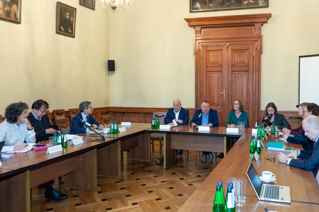 EBOR, dyrektorzy, rada, dyrektorów, Kulig, Kramarz, spotkanie, Kraków, Urząd Miasta, UMK  Autor: P. Wojnarowski