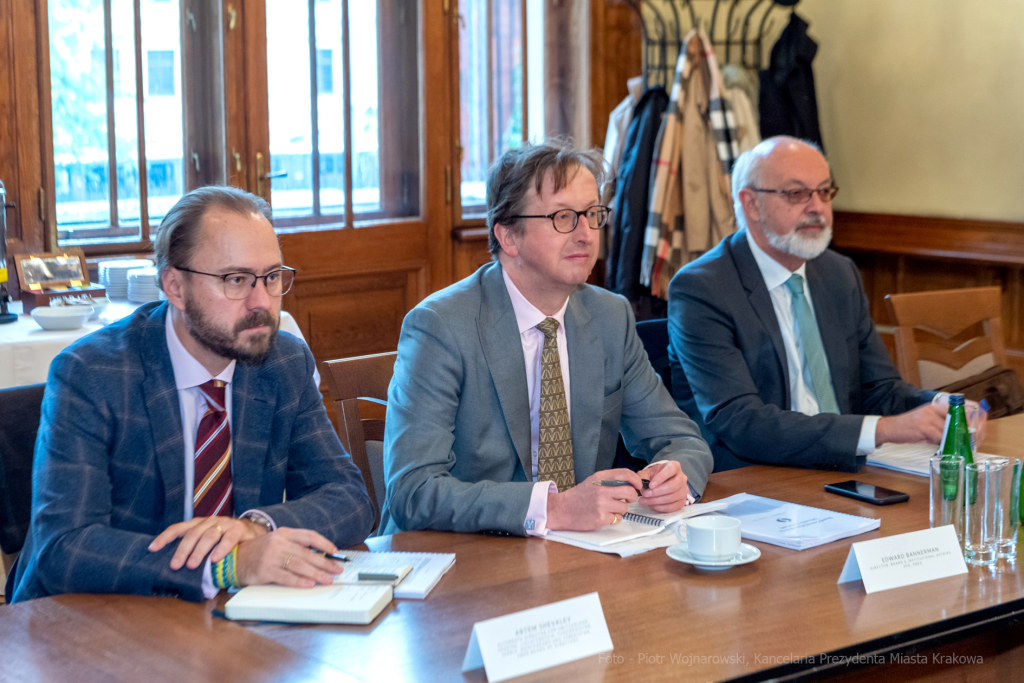 EBOR, dyrektorzy, rada, dyrektorów, Kulig, Kramarz, spotkanie, Kraków, Urząd Miasta, UMK  Autor: P. Wojnarowski