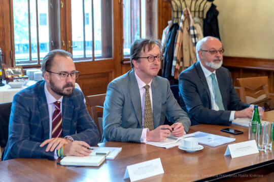 EBOR, dyrektorzy, rada, dyrektorów, Kulig, Kramarz, spotkanie, Kraków, Urząd Miasta, UMK