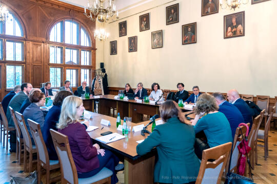 EBOR, dyrektorzy, rada, dyrektorów, Kulig, Kramarz, spotkanie, Kraków, Urząd Miasta, UMK