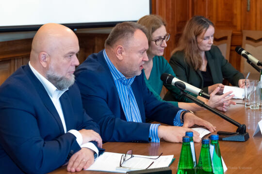 EBOR, dyrektorzy, rada, dyrektorów, Kulig, Kramarz, spotkanie, Kraków, Urząd Miasta, UMK