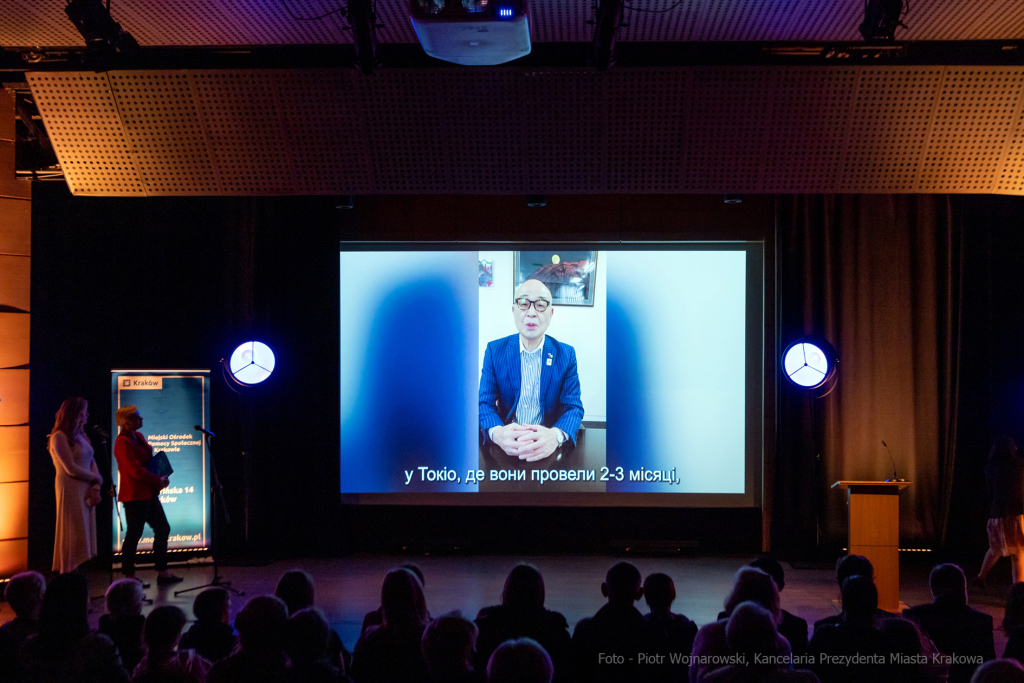 Manggha, Kulig, uchodźcy, bony, Ukraina, Fukudenkai, Akio, Miyajima, ambasador, Japonia, Japonii, o  Autor: P. Wojnarowski