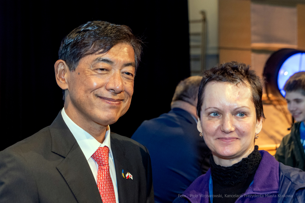 Manggha, Kulig, uchodźcy, bony, Ukraina, Fukudenkai, Akio, Miyajima, ambasador, Japonia, Japonii, o  Autor: P. Wojnarowski