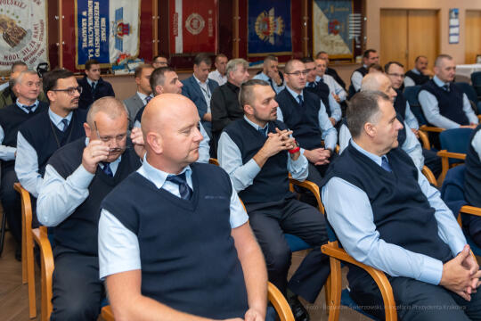 MPK, Majchrowski, kierowcy, bohater, uroczystość, Nowak, Zbigniew, policja, straż, wręczenie