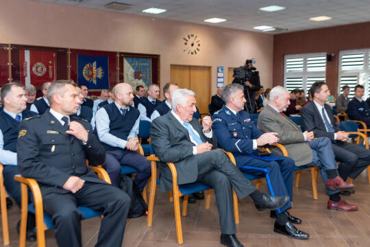 MPK, Majchrowski, kierowcy, bohater, uroczystość, Nowak, Zbigniew, policja, straż, wręczenie