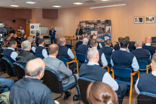 MPK, Majchrowski, kierowcy, bohater, uroczystość, Nowak, Zbigniew, policja, straż, wręczenie