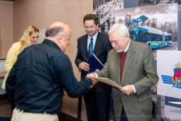 MPK, Majchrowski, kierowcy, bohater, uroczystość, Nowak, Zbigniew, policja, straż, wręczenie