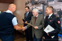 MPK, Majchrowski, kierowcy, bohater, uroczystość, Nowak, Zbigniew, policja, straż, wręczenie