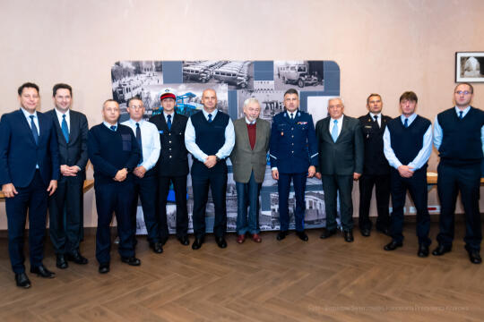 MPK, Majchrowski, kierowcy, bohater, uroczystość, Nowak, Zbigniew, policja, straż, wręczenie