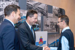 MPK, Majchrowski, kierowcy, bohater, uroczystość, Nowak, Zbigniew, policja, straż, wręczenie