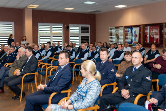 MPK, Majchrowski, kierowcy, bohater, uroczystość, Nowak, Zbigniew, policja, straż, wręczenie