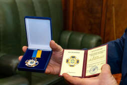 spotkanie, Tarnopol, Kraków, odznaczenie, Jacek Majchrowski, Wojnarowśky, konsul, Ukraina, medal,