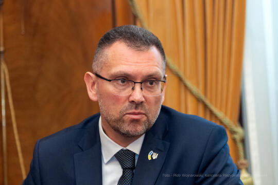 spotkanie, Tarnopol, Kraków, odznaczenie, Jacek Majchrowski, Wojnarowśky, konsul, Ukraina, medal,