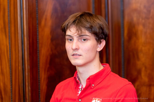 brydż, sport, medalista, medalistka, medaliści, Kraków, październik, 2022, spotkanie, prezydent