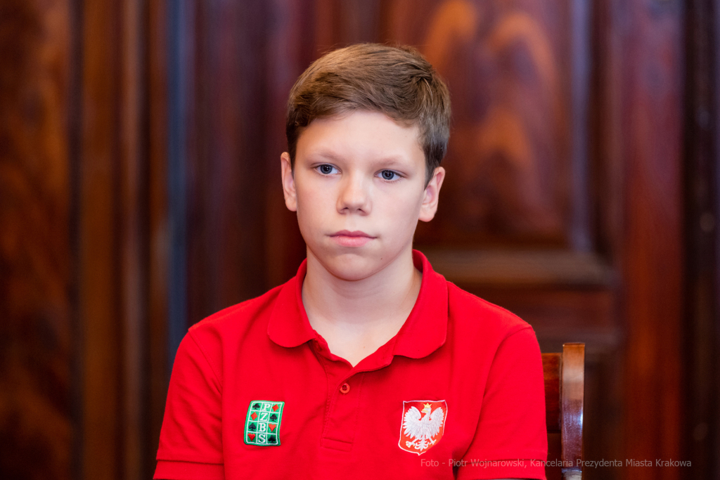 brydż, sport, medalista, medalistka, medaliści, Kraków, październik, 2022, spotkanie, prezydent  Autor: P. Wojnarowski