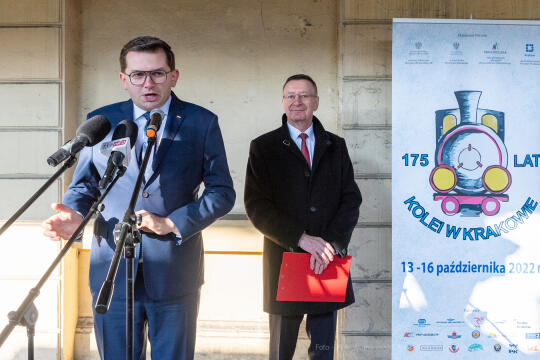 kolej, Majchrowski, Jubileusz, 175, lat, Małopolska, Adamczyk, Kmita, Dworzec, Główny, Kraków, 2