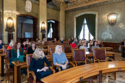 nauczyciele, nagroda, prezydenta, Korfel-Jasińska, wręczenie, nagrody, nauczyciele, Urząd Miasta 