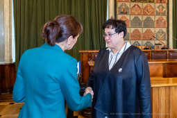 nauczyciele, nagroda, prezydenta, Korfel-Jasińska, wręczenie, nagrody, nauczyciele, Urząd Miasta 