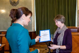 nauczyciele, nagroda, prezydenta, Korfel-Jasińska, wręczenie, nagrody, nauczyciele, Urząd Miasta 